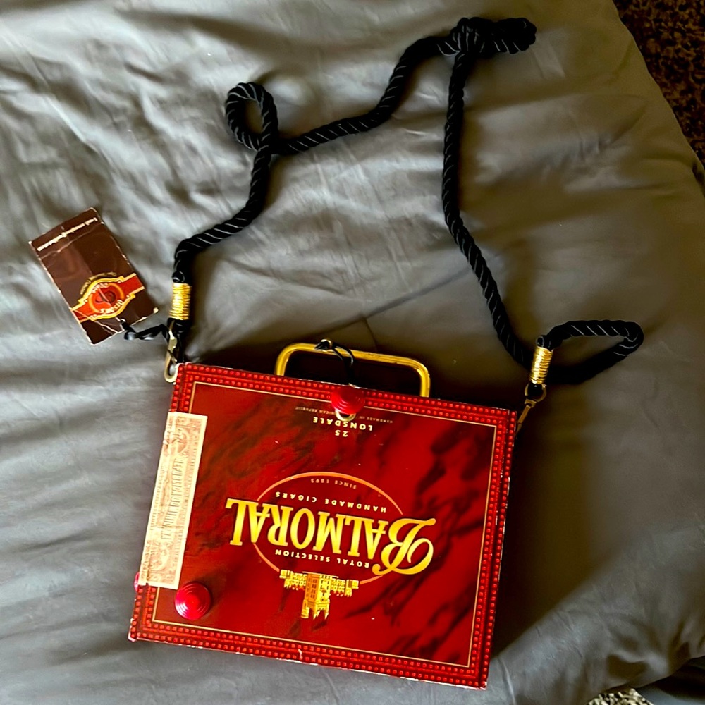 Handmade cigar box purse!